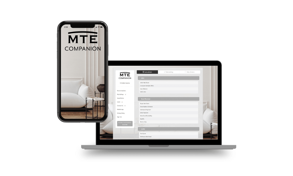 MTE Companion Website Screens